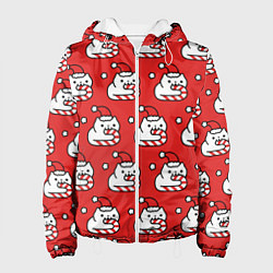 Женская куртка Новогодние котята