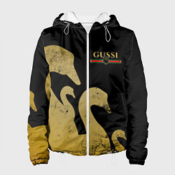 Куртка с капюшоном женская GUSSI: Gold Edition, цвет: 3D-белый