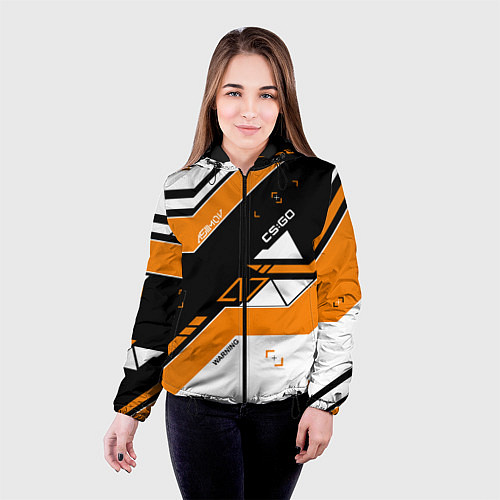 Женская куртка CS:GO Asiimov Inverted / 3D-Черный – фото 4
