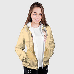 Куртка с капюшоном женская Park Jimin, цвет: 3D-белый — фото 2