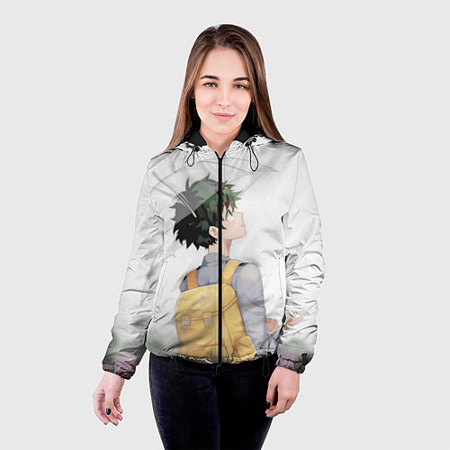 Женская куртка Дождь / 3D-Черный – фото 4