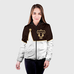 Куртка с капюшоном женская Черный Клевер: Мантия, цвет: 3D-черный — фото 2