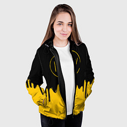 Куртка с капюшоном женская 21 Pilots: Liquid Paint, цвет: 3D-черный — фото 2