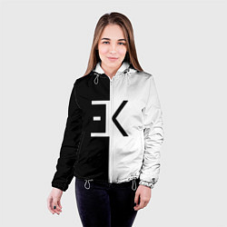 Куртка с капюшоном женская Егор Крид: ЕК, цвет: 3D-белый — фото 2