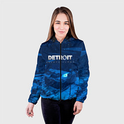 Куртка с капюшоном женская Detroit: Become Human, цвет: 3D-черный — фото 2