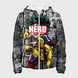 Куртка с капюшоном женская Deku Плашка переносная, цвет: 3D-белый