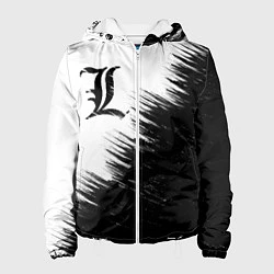 Куртка с капюшоном женская Death Note 5, цвет: 3D-белый