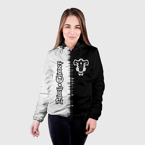 Женская куртка ЧЁРНЫЙ КЛЕВЕР / 3D-Черный – фото 4