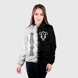 Куртка с капюшоном женская ЧЁРНЫЙ КЛЕВЕР, цвет: 3D-черный — фото 2