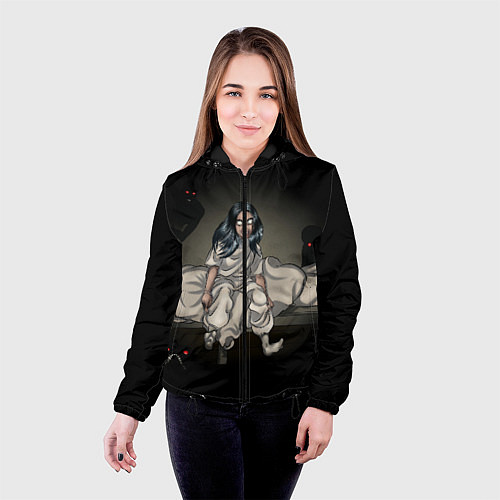 Женская куртка Billie Eilish: Fall Asleep / 3D-Черный – фото 4