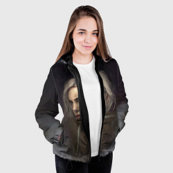 Куртка с капюшоном женская Billie Eilish, цвет: 3D-черный — фото 2