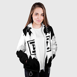 Куртка с капюшоном женская ДДТ, цвет: 3D-белый — фото 2