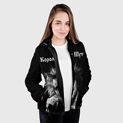 Куртка с капюшоном женская Король и Шут, цвет: 3D-черный — фото 2