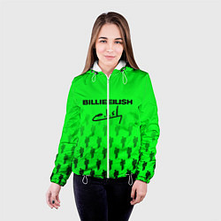 Куртка с капюшоном женская Billie Eilish: Green Autograph, цвет: 3D-белый — фото 2