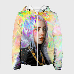 Куртка с капюшоном женская Billie Eilish, цвет: 3D-белый