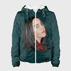 Куртка с капюшоном женская Billie Eilish, цвет: 3D-белый