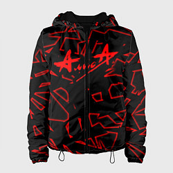 Куртка с капюшоном женская Алиса, цвет: 3D-черный