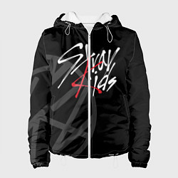 Куртка с капюшоном женская Stray Kids, цвет: 3D-белый
