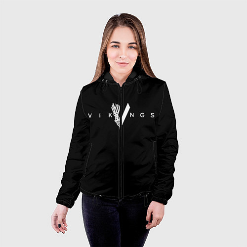 Женская куртка Vikings / 3D-Черный – фото 4