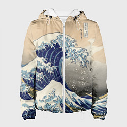 Женская куртка Kanagawa Wave Art