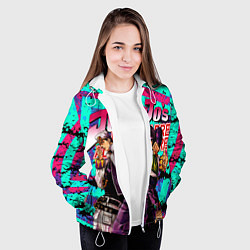 Куртка с капюшоном женская Jojo, цвет: 3D-белый — фото 2
