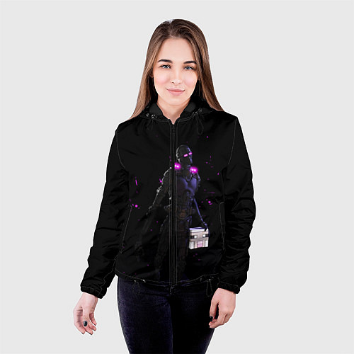 Женская куртка MINECRAFT / 3D-Черный – фото 4