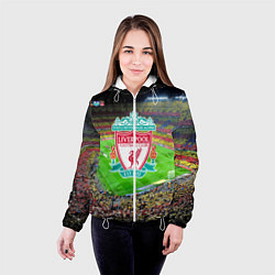 Куртка с капюшоном женская FC Liverpool, цвет: 3D-белый — фото 2