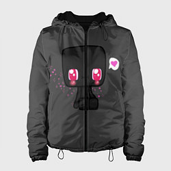 Куртка с капюшоном женская MINECRAFT, цвет: 3D-черный