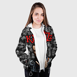 Куртка с капюшоном женская Князь, цвет: 3D-белый — фото 2