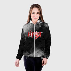 Куртка с капюшоном женская Ария, цвет: 3D-белый — фото 2