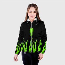 Куртка с капюшоном женская Billie eilish, цвет: 3D-белый — фото 2