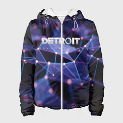 Куртка с капюшоном женская DETROIT:BECOME HUMAN 2019, цвет: 3D-белый