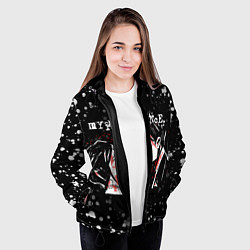 Куртка с капюшоном женская My Chemical Romance, цвет: 3D-черный — фото 2