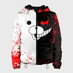 Куртка с капюшоном женская MONOKUMA, цвет: 3D-черный