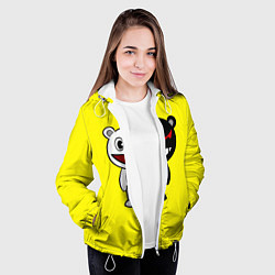 Куртка с капюшоном женская Monokuma, цвет: 3D-белый — фото 2