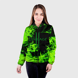 Куртка с капюшоном женская LINEAGE 2, цвет: 3D-черный — фото 2