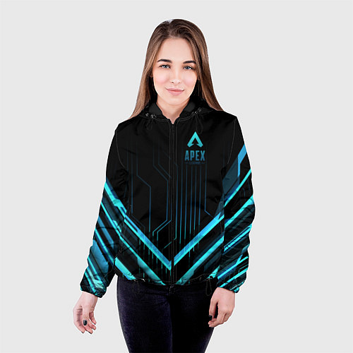 Женская куртка Apex Legends / 3D-Черный – фото 4