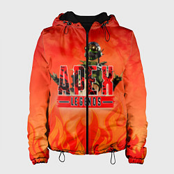 Куртка с капюшоном женская Apex Legends, цвет: 3D-черный