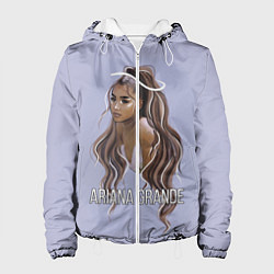 Куртка с капюшоном женская Ariana Grande Ариана Гранде, цвет: 3D-белый