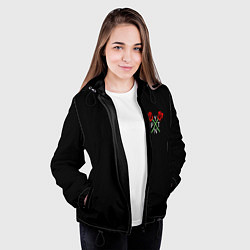 Куртка с капюшоном женская Payton Moormeie, цвет: 3D-черный — фото 2