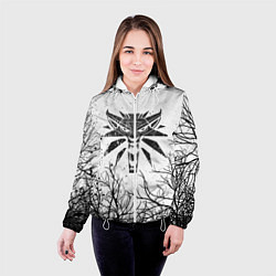 Куртка с капюшоном женская ВЕДЬМАК, цвет: 3D-белый — фото 2