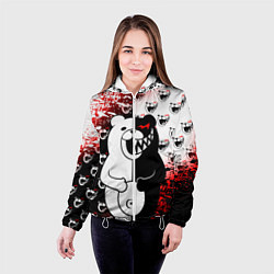 Куртка с капюшоном женская MONOKUMA, цвет: 3D-белый — фото 2