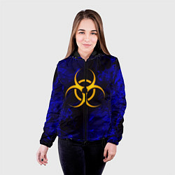 Куртка с капюшоном женская BIOHAZARD, цвет: 3D-черный — фото 2