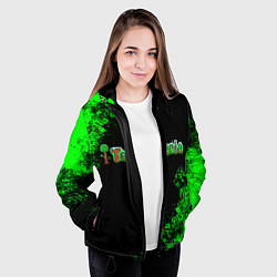 Куртка с капюшоном женская Terraria, цвет: 3D-черный — фото 2