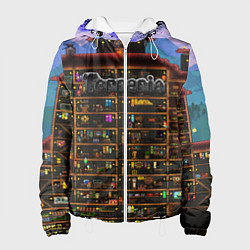 Куртка с капюшоном женская TERRARIA, цвет: 3D-белый