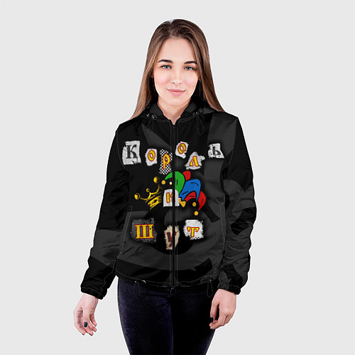 Женская куртка Король и Шут / 3D-Черный – фото 4