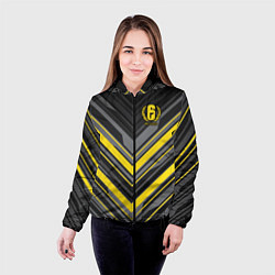 Куртка с капюшоном женская Rainbow Six Siege, цвет: 3D-черный — фото 2