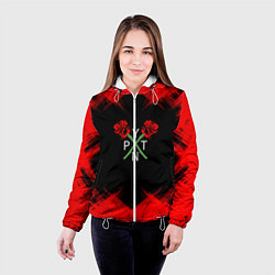 Куртка с капюшоном женская ТИКТОКЕР - PAYTON MOORMEIE, цвет: 3D-белый — фото 2