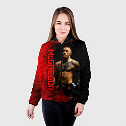 Куртка с капюшоном женская Конор МакГрегор, цвет: 3D-черный — фото 2