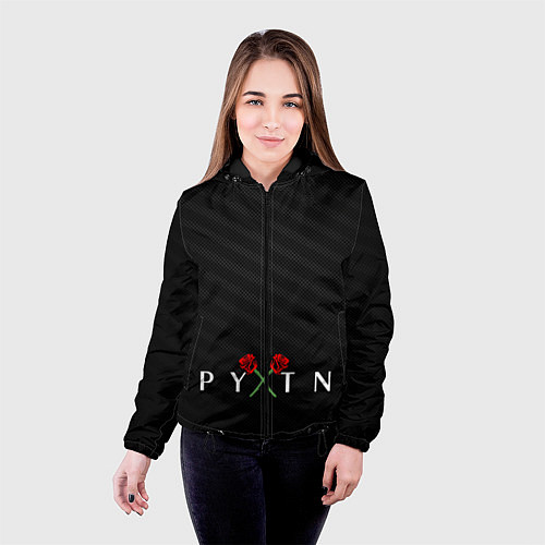 Женская куртка ТИКТОКЕР - PAYTON MOORMEIE / 3D-Черный – фото 4